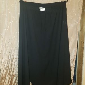 Long black skirt